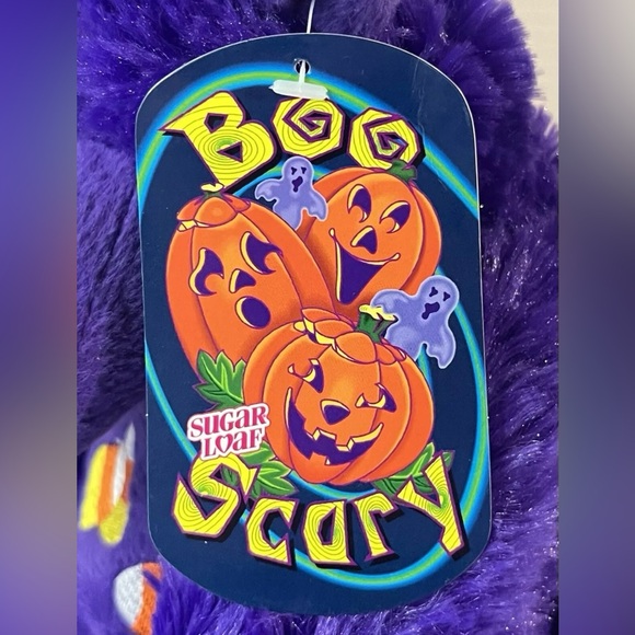 Sugar Loaf Halloween 13” Purple Gorilla I’m Ape For Candy ~Plush Stuffed Toy NWT - Picture 13 of 15
